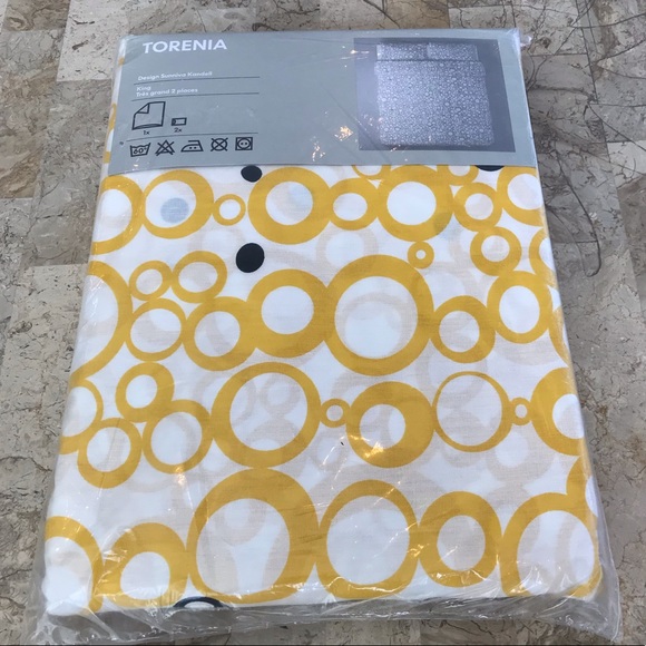 Ikea Bedding Torenia King Size Duvet Shams Nwt Retired Poshmark